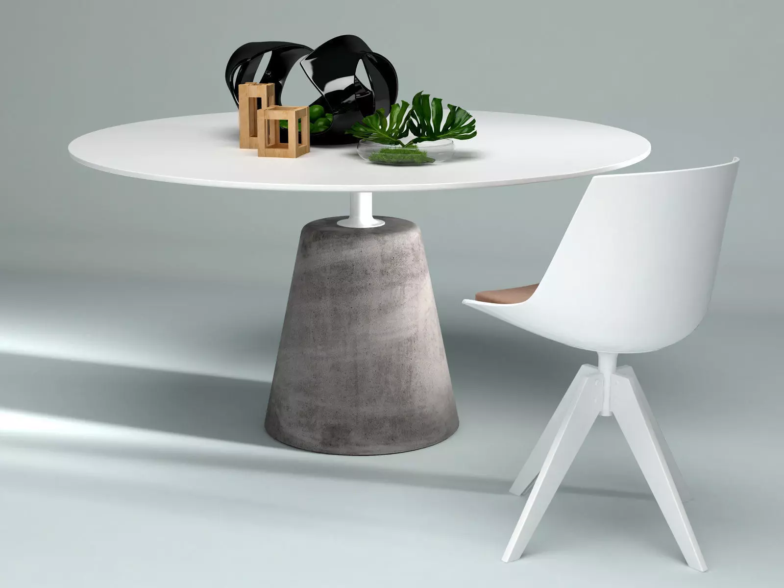 Rock Table 3D model_9