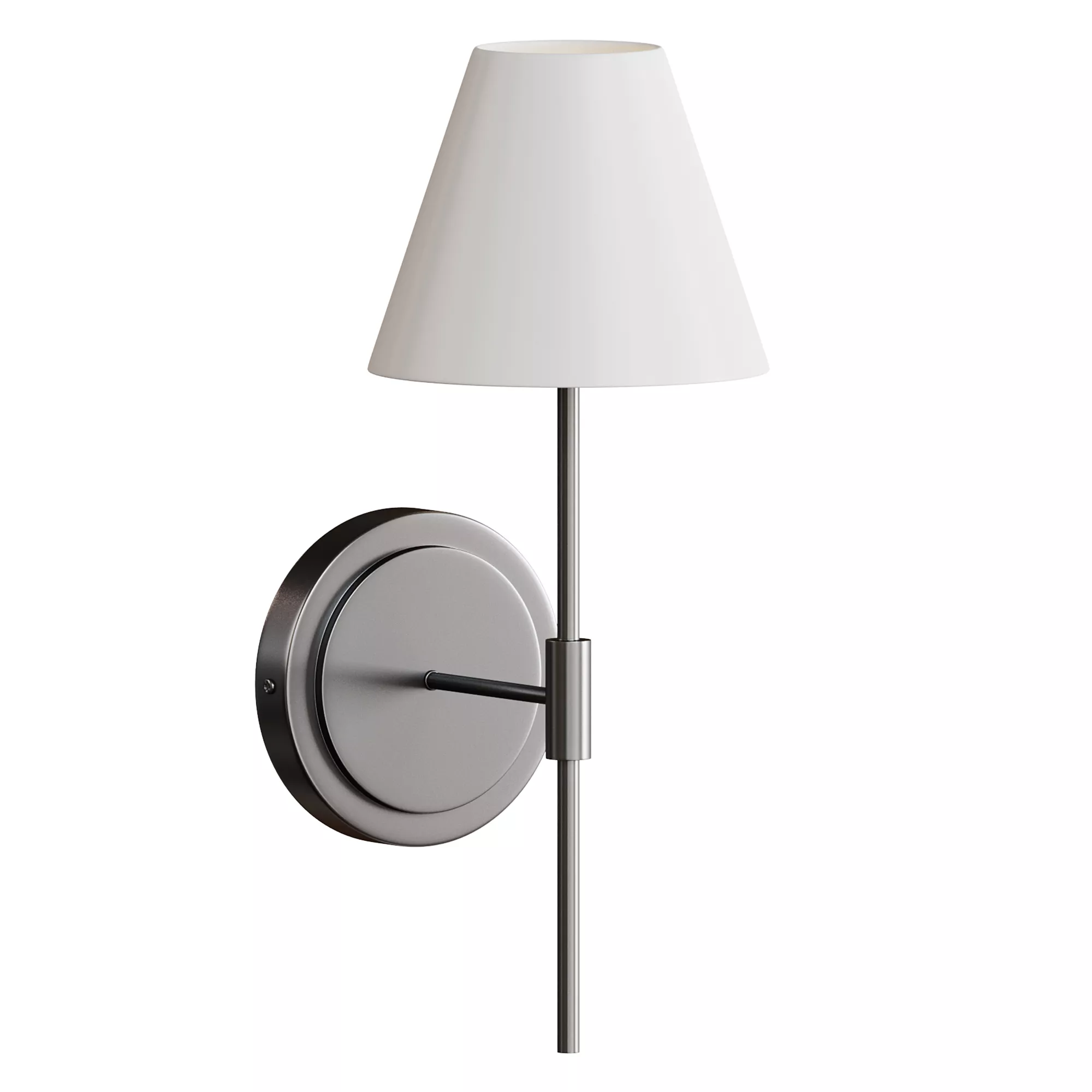 Alba - 1 Light Alabaster And Bronze Wall Light 3D model