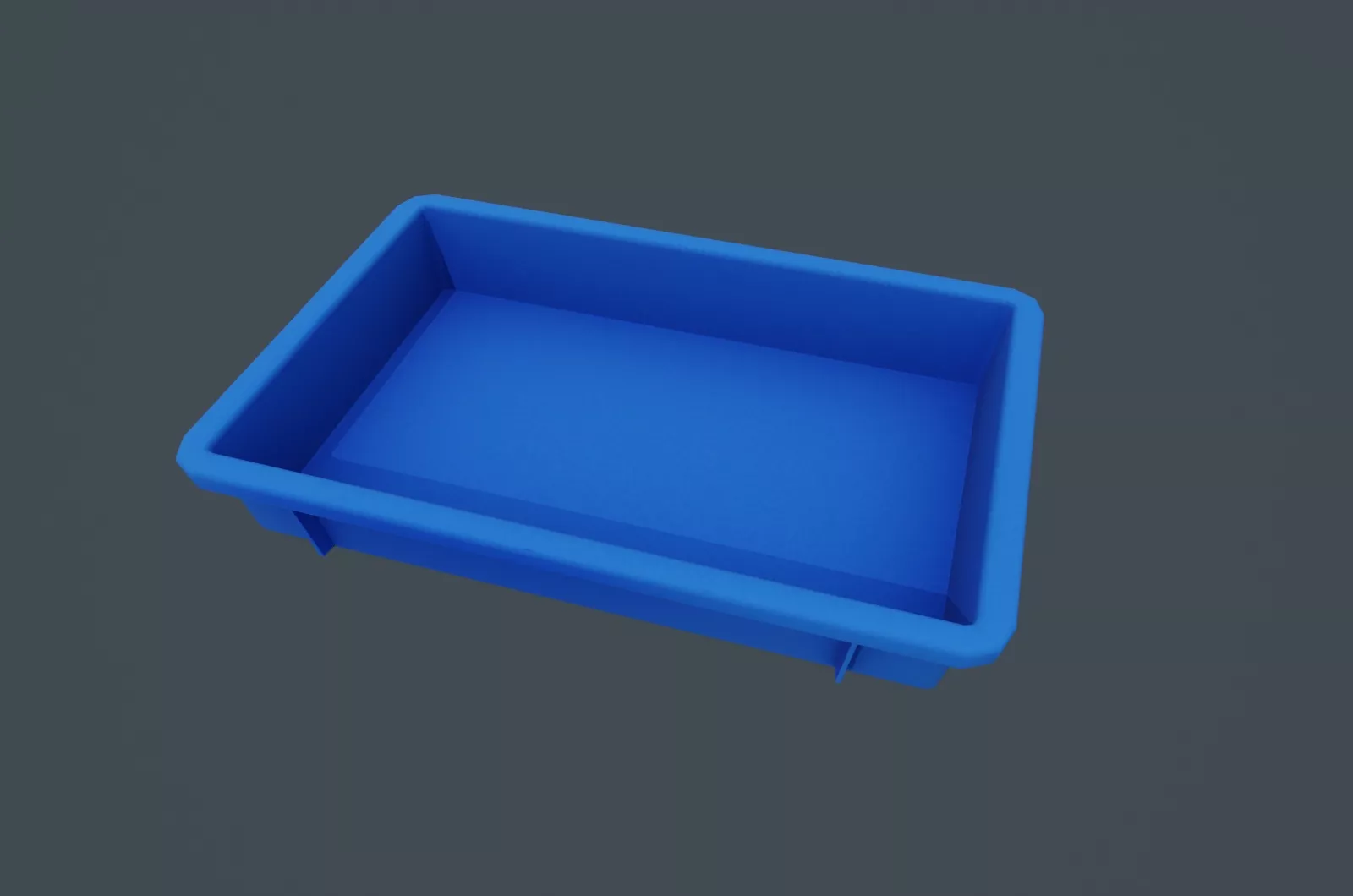 Plastic Tool Tray Plastic Square Tray 3D model