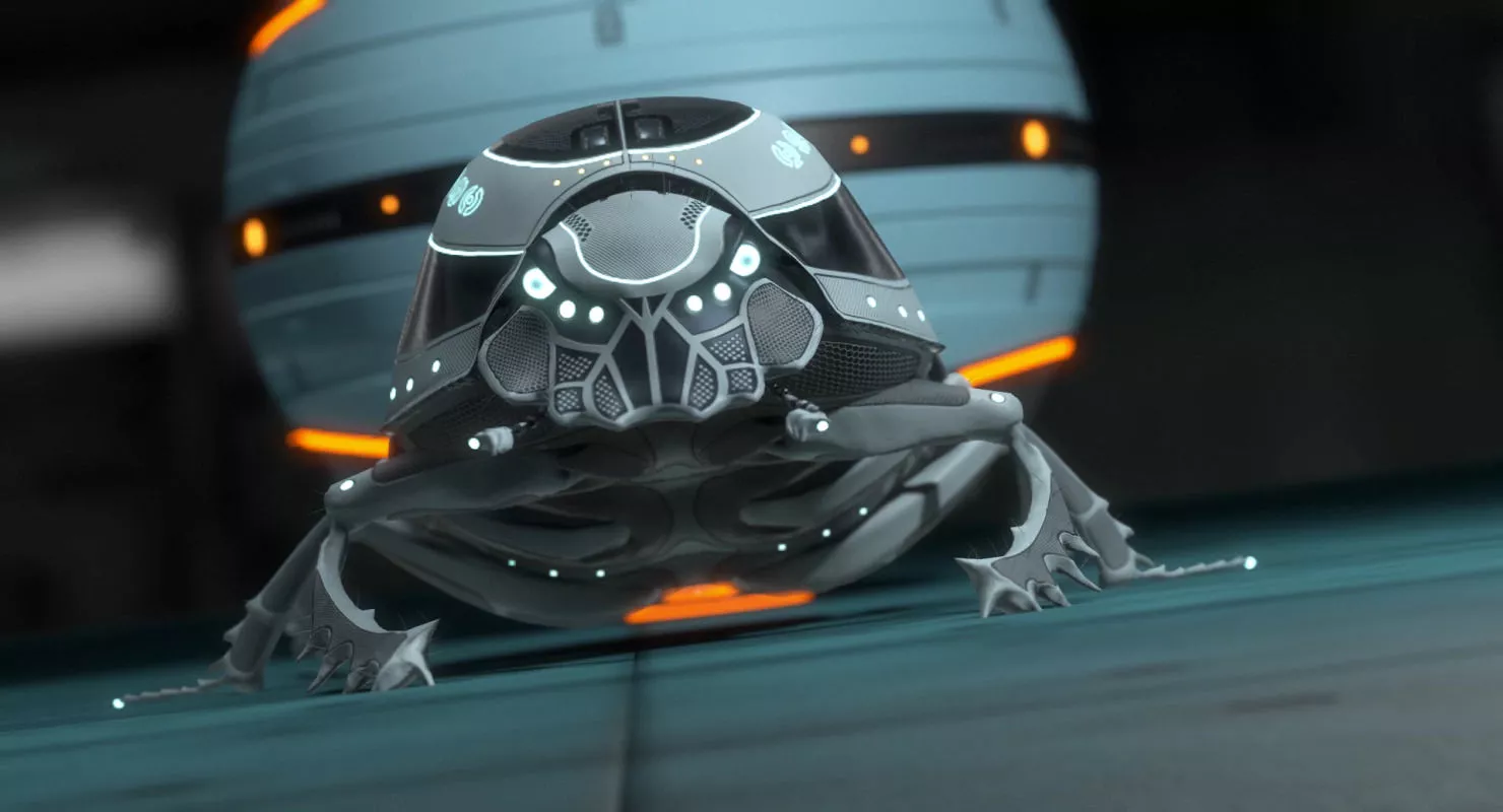 Dung Beetle Low-poly 3D model