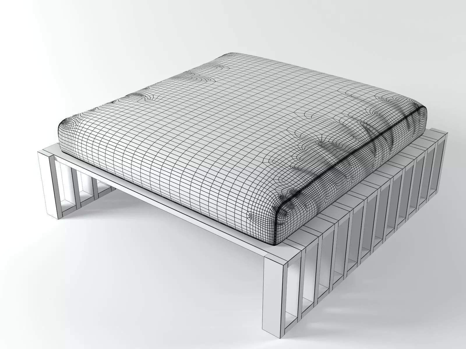 Docks outdoor lounge chair 3D model_15