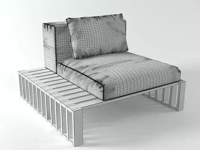 Docks outdoor lounge chair