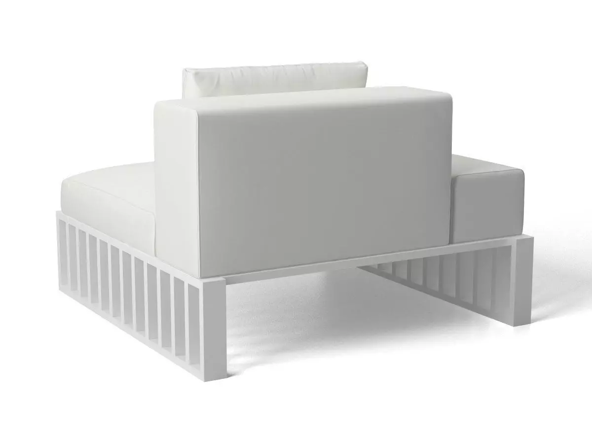 Docks outdoor lounge chair 3D model_9