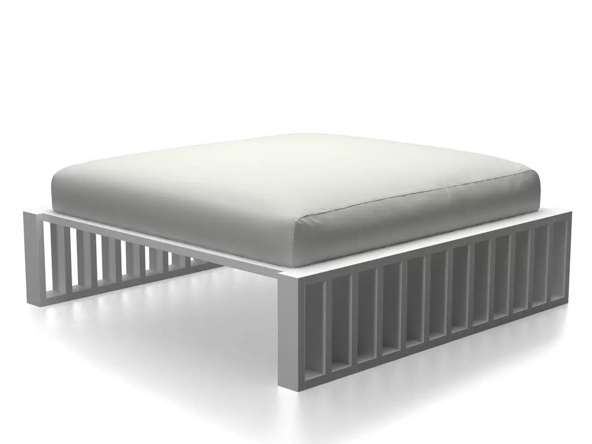 Docks outdoor lounge chair 3D model_11