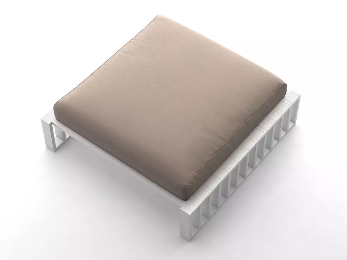 Docks outdoor lounge chair 3D model_10