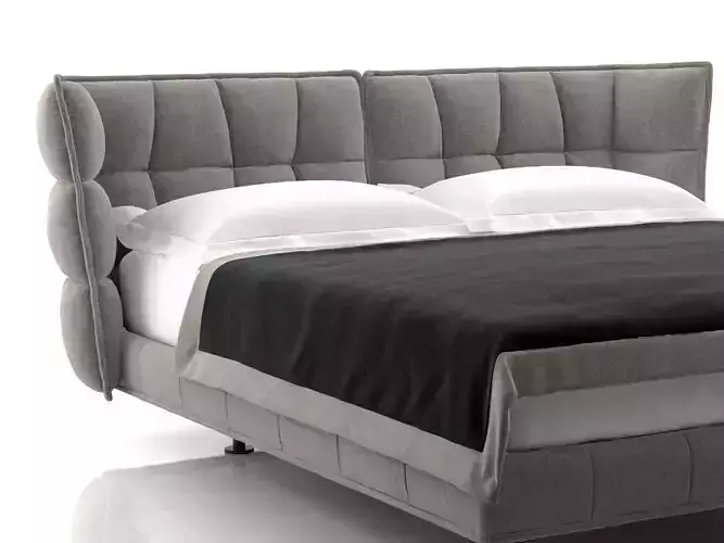 Husk Bed 3D model