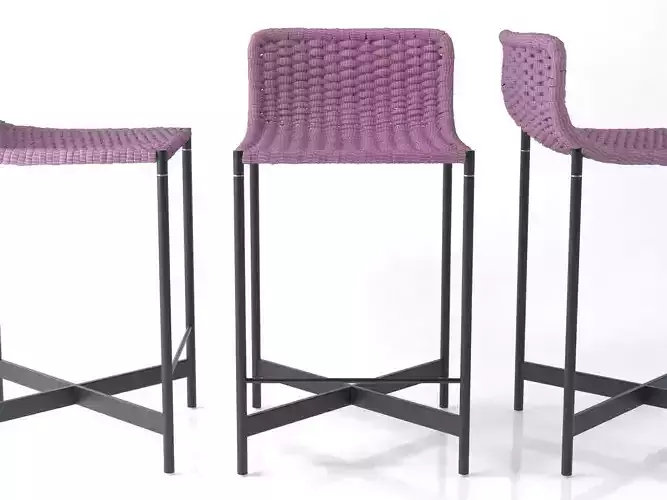 Heron Barstool 3D model