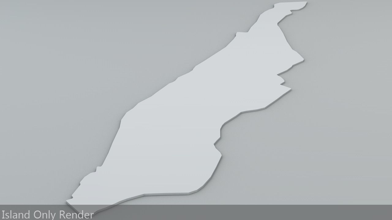 Manhattan Island New York City Streets Buildings Road Networks 3D model_19