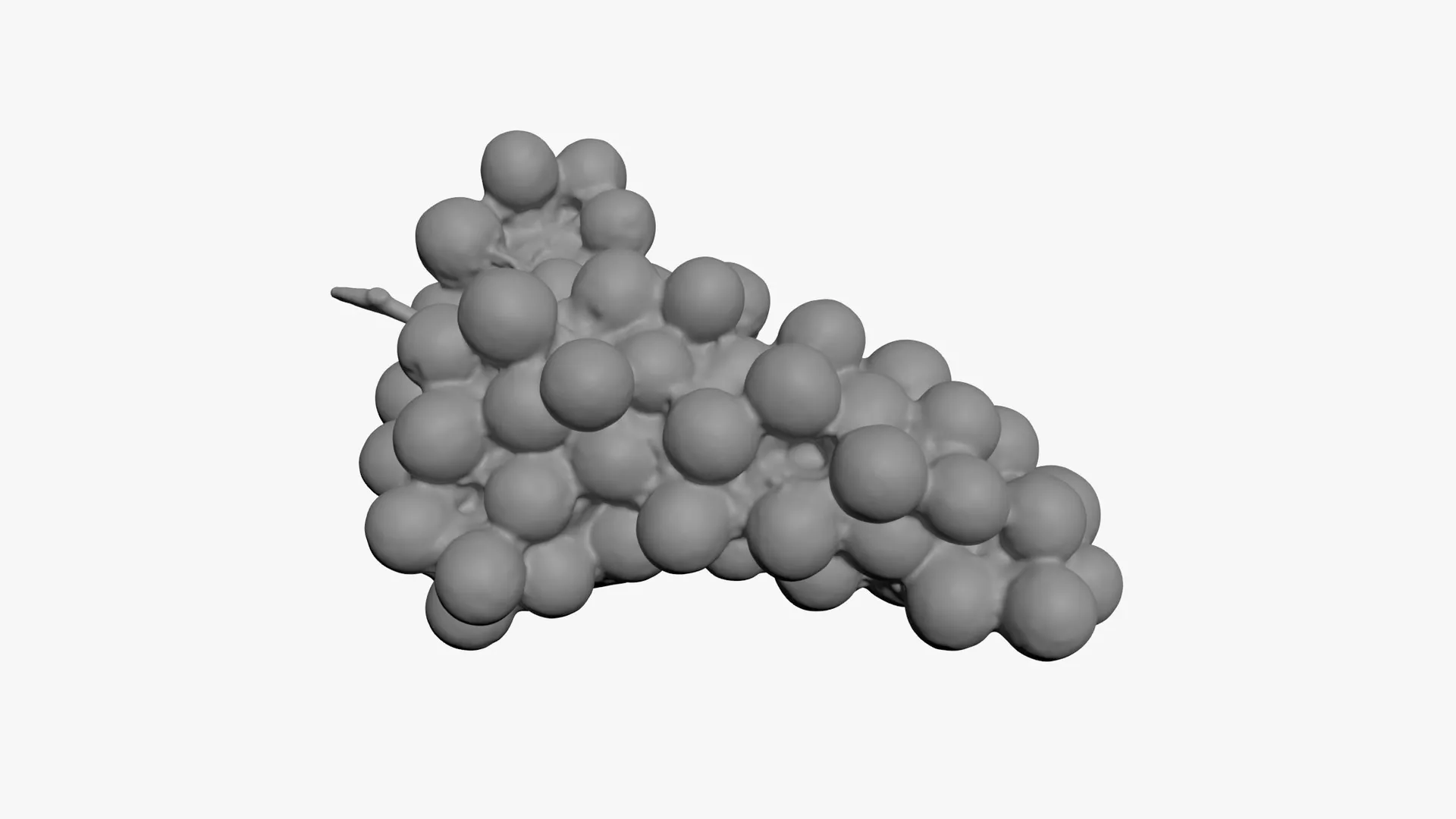 Red Grapes 03 - For 3D Print 3D print model