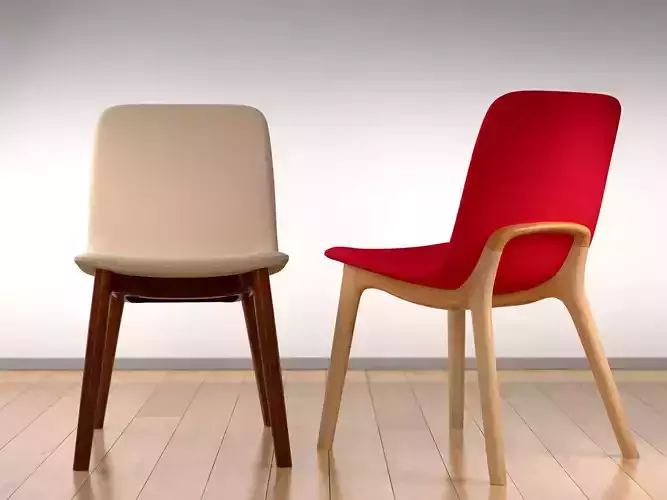 Joy modern dining chair 3D model
