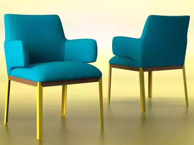 Hug Small Side Chair 3D model