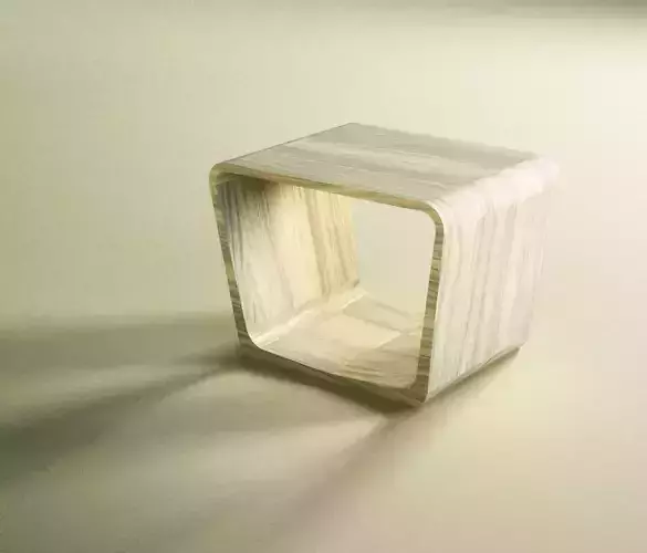 Coffee table Simple design made of wood Bernhardt design model