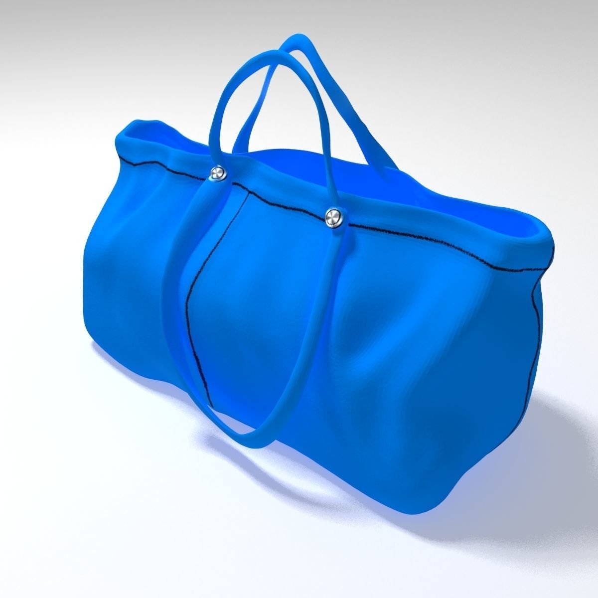 Woman Bag Low-poly 3D model_2