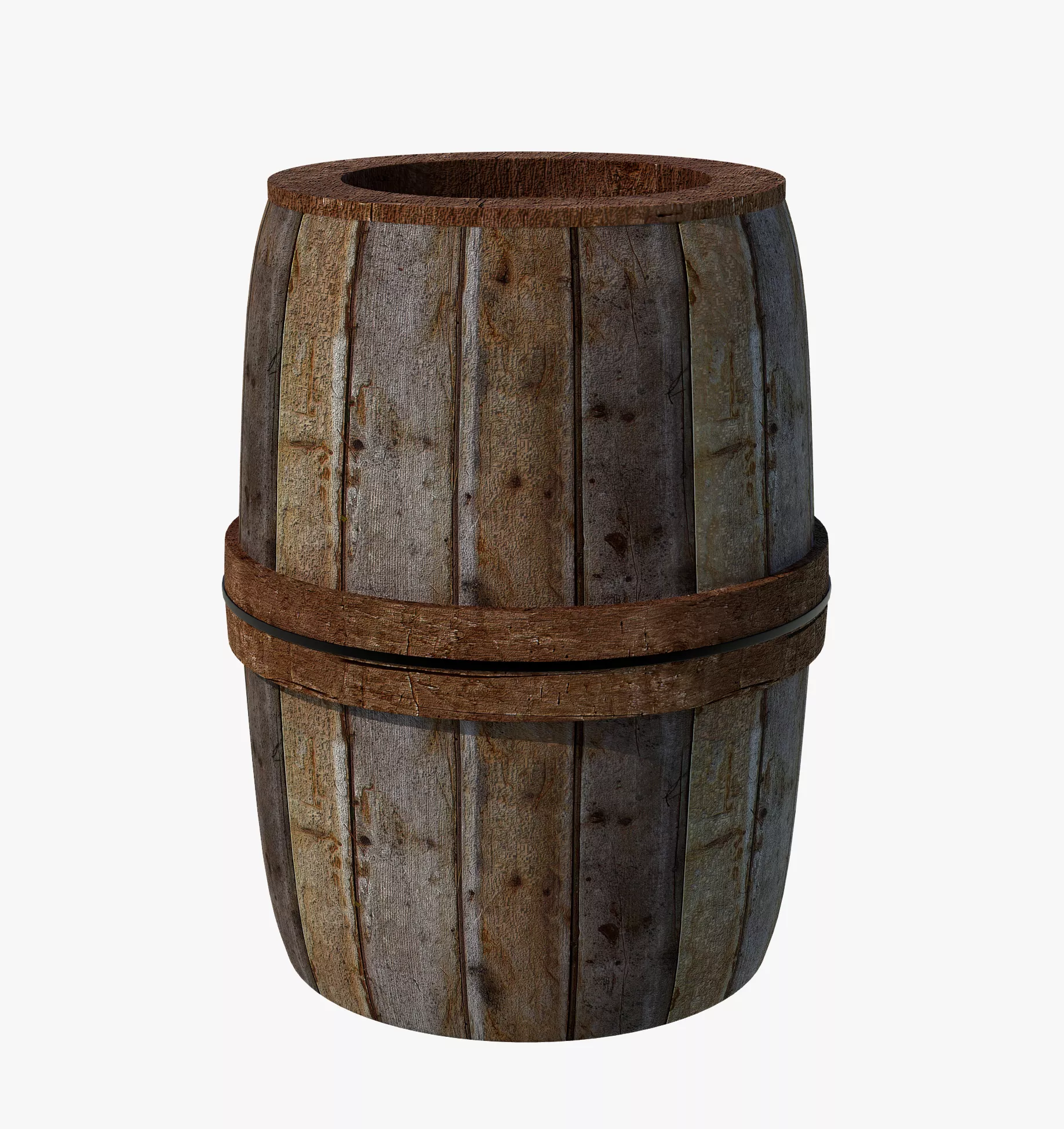 Wine Barrel Free 3D model