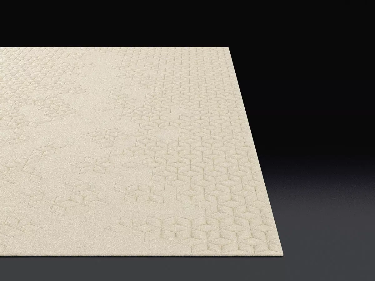 Star two rugs 3D model_6