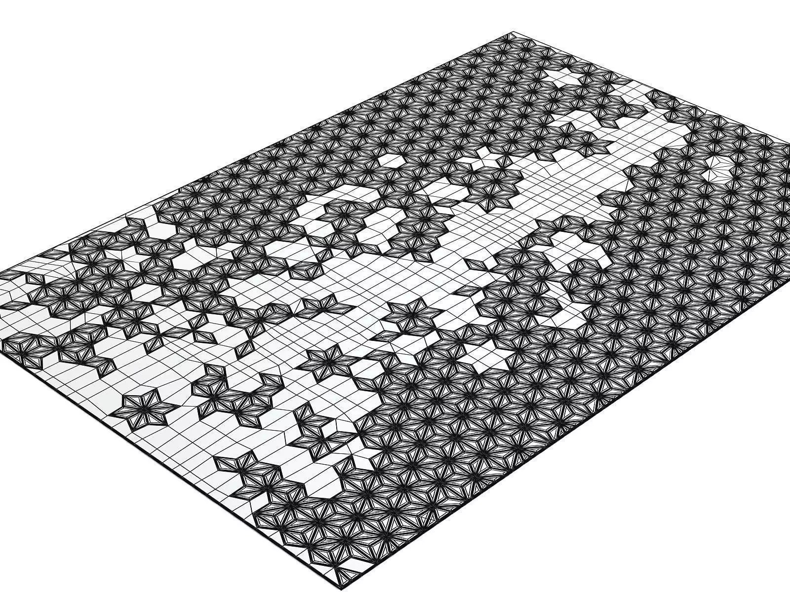 Star two rugs 3D model_12