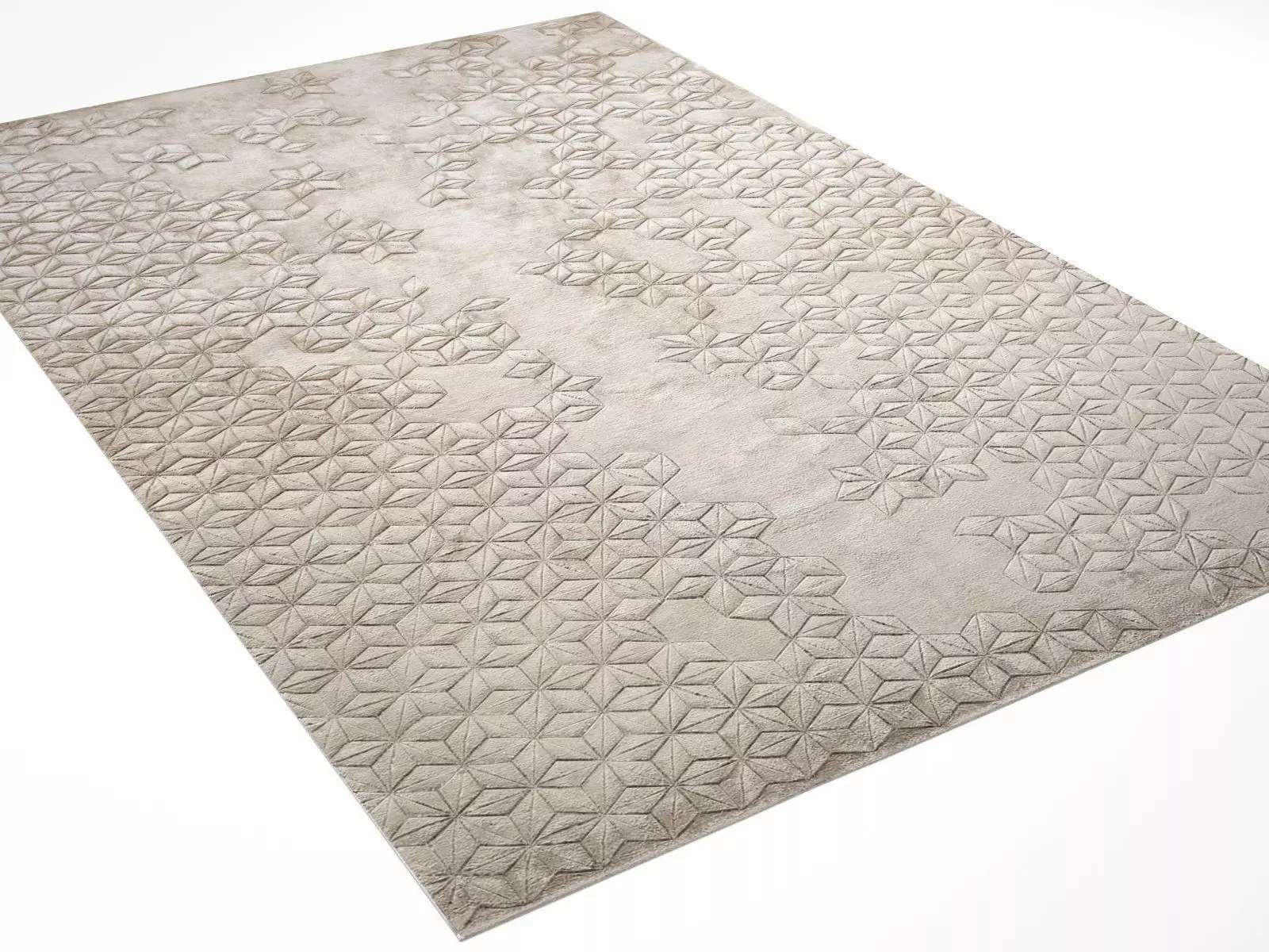 Star two rugs 3D model_0