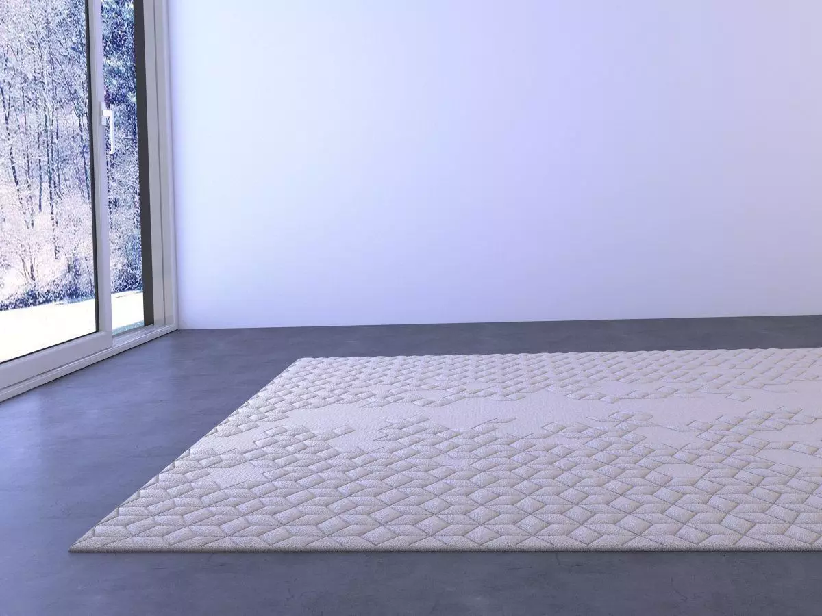 Star two rugs 3D model_2