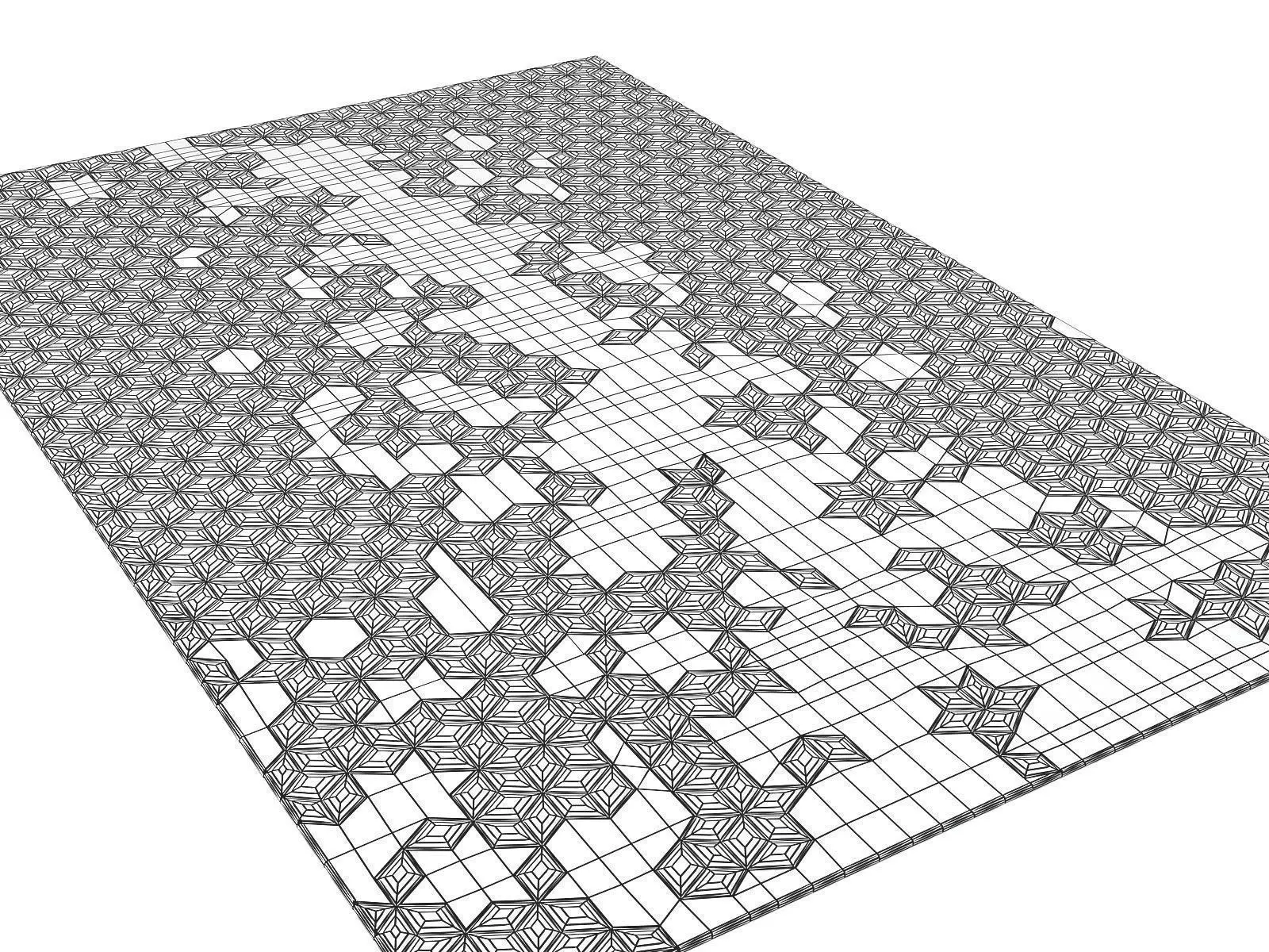 Star two rugs 3D model_11