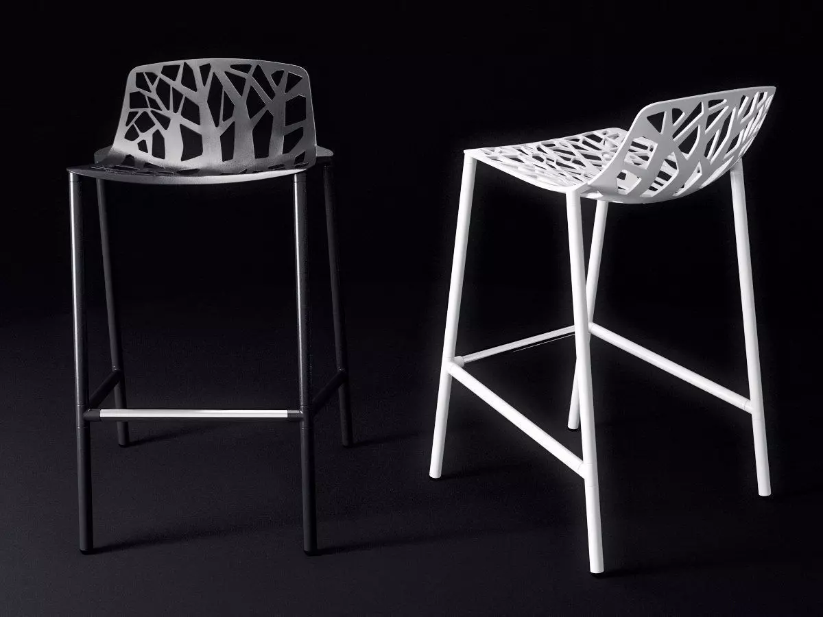 Forest Barstool 3D model_6