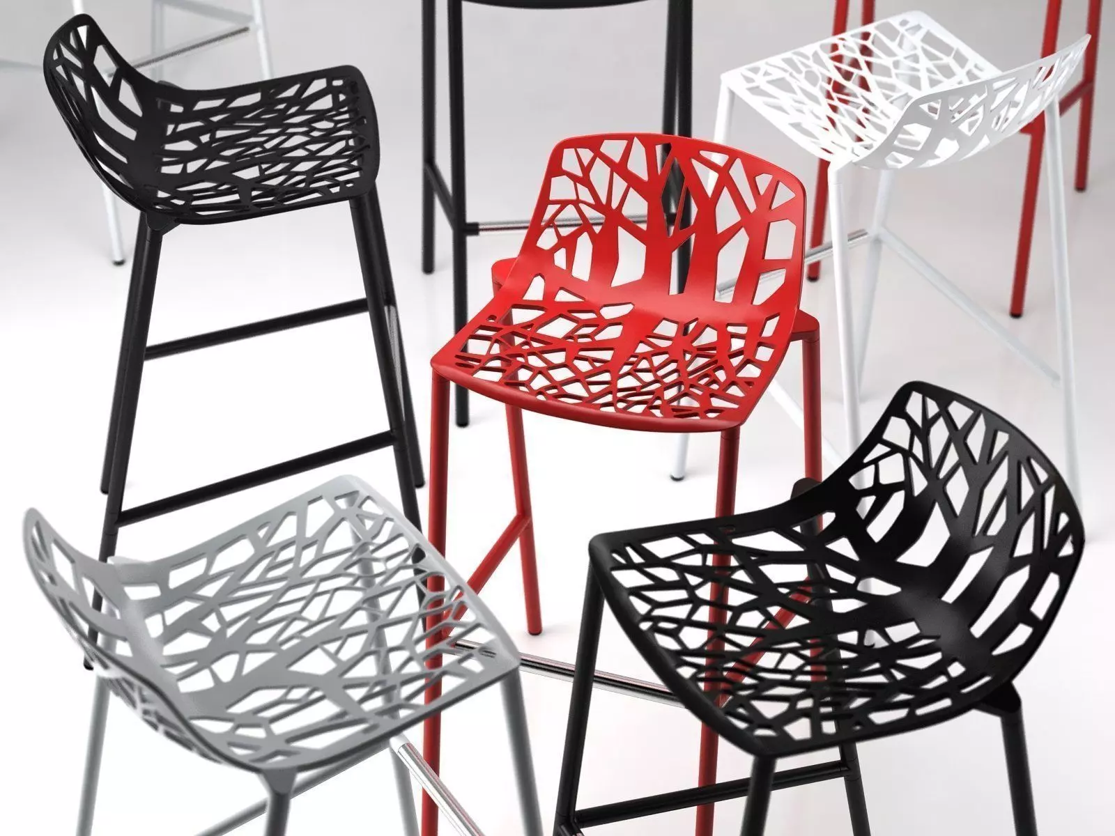 Forest Barstool 3D model_9