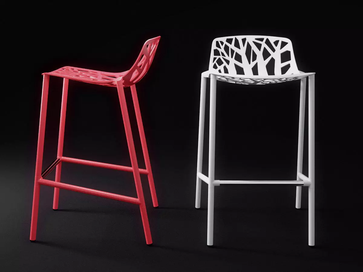 Forest Barstool 3D model_0