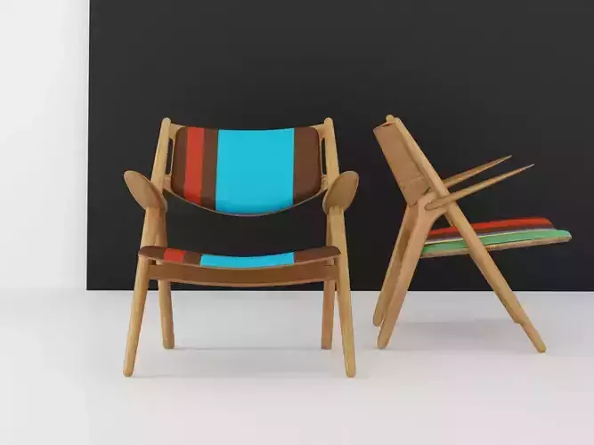 CH28 Sawhorse Easy Chair