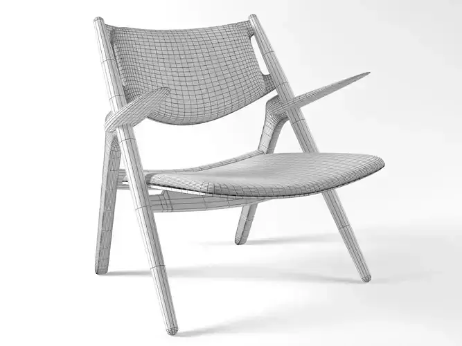 CH28 Sawhorse Easy Chair