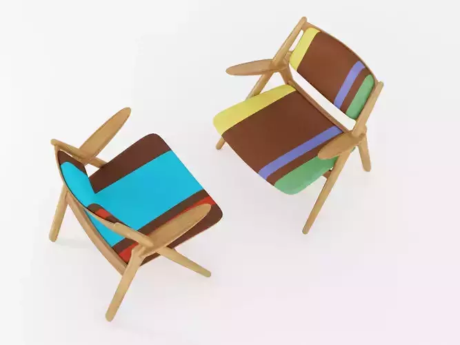 CH28 Sawhorse Easy Chair