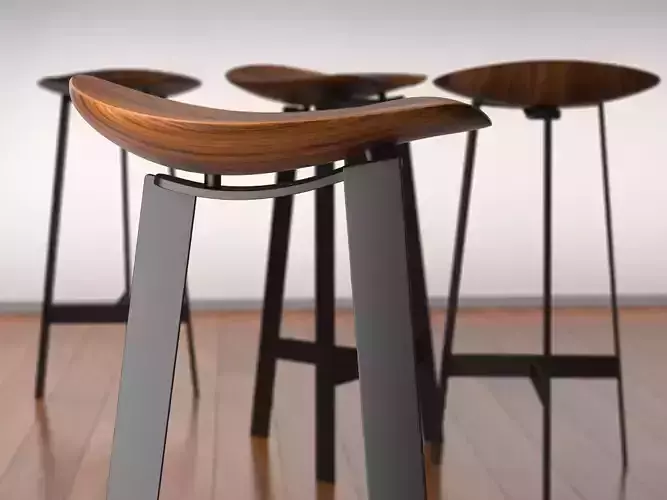 Easy barstool 3D model