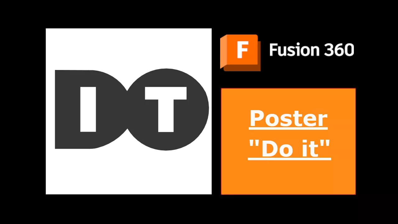 Poster - Do it 3D print model