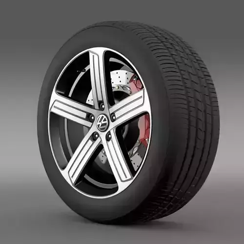Volkswagen Golf R wheel