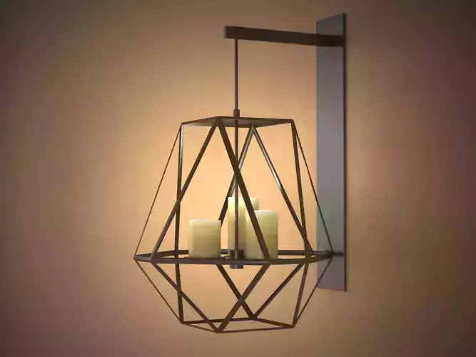 Gem Wall 3D model Gem Wall 3D model