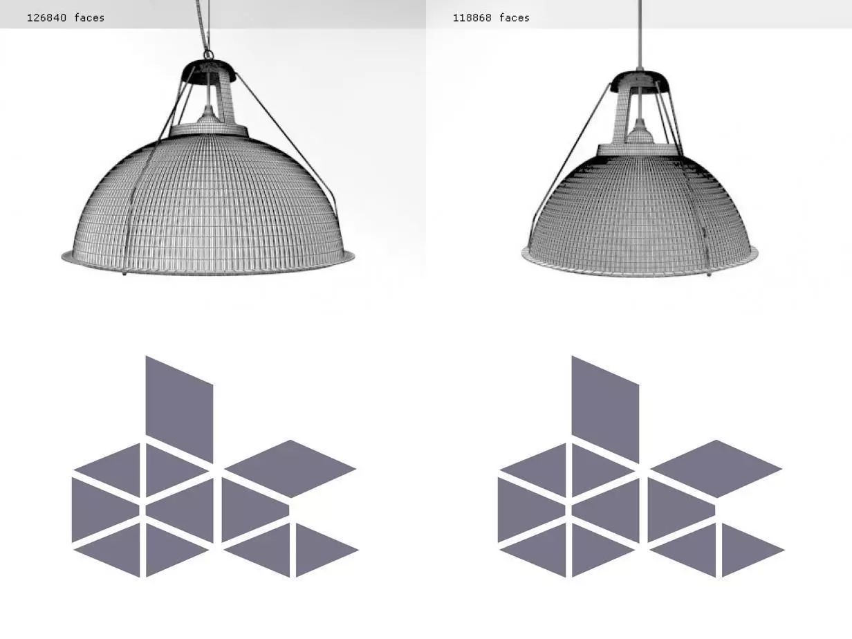 Phane industrial pendant light 3D model_9