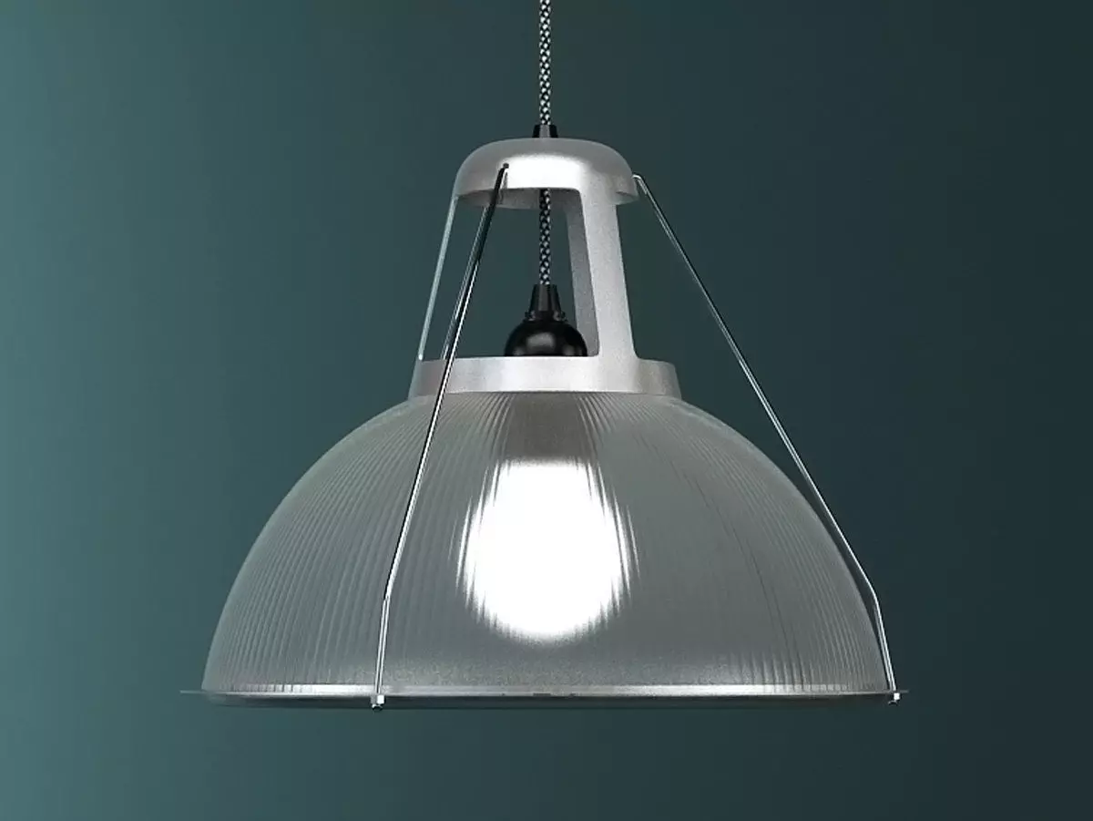 Phane industrial pendant light 3D model_3