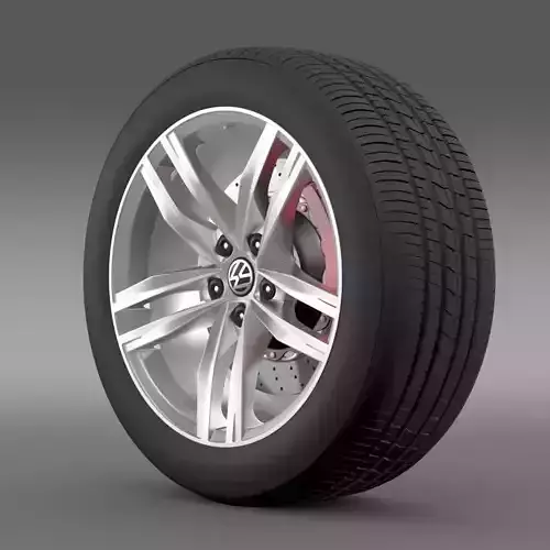 Volkswagen Golf TDI wheel