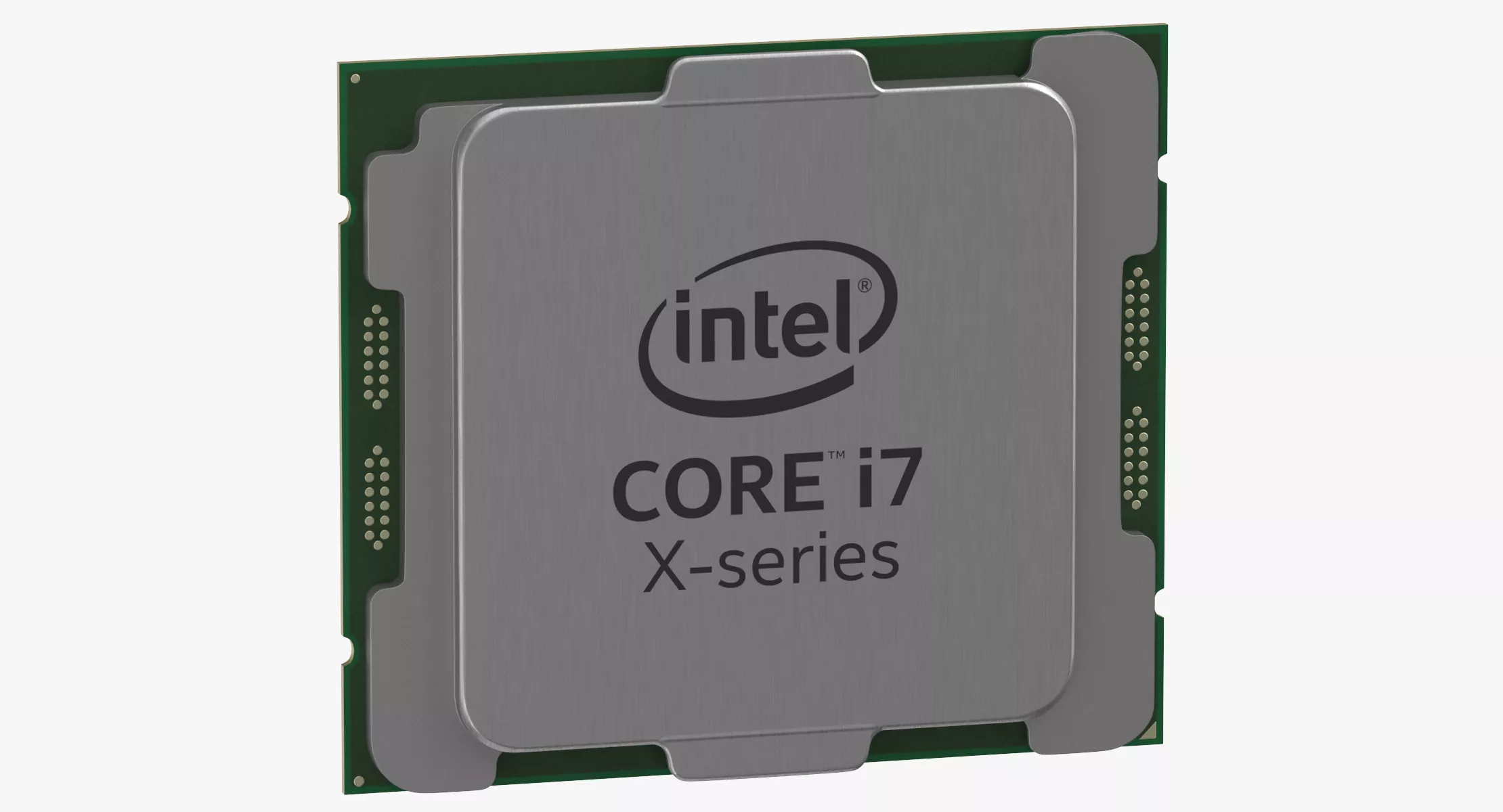 intel i7-X-Series CPU 3D model