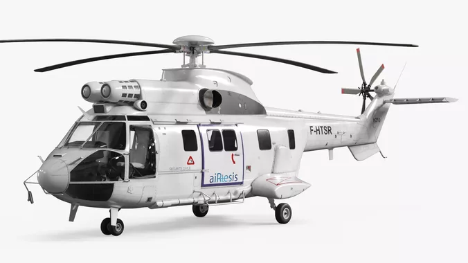 Civil AS 332 C Super Puma Simplified