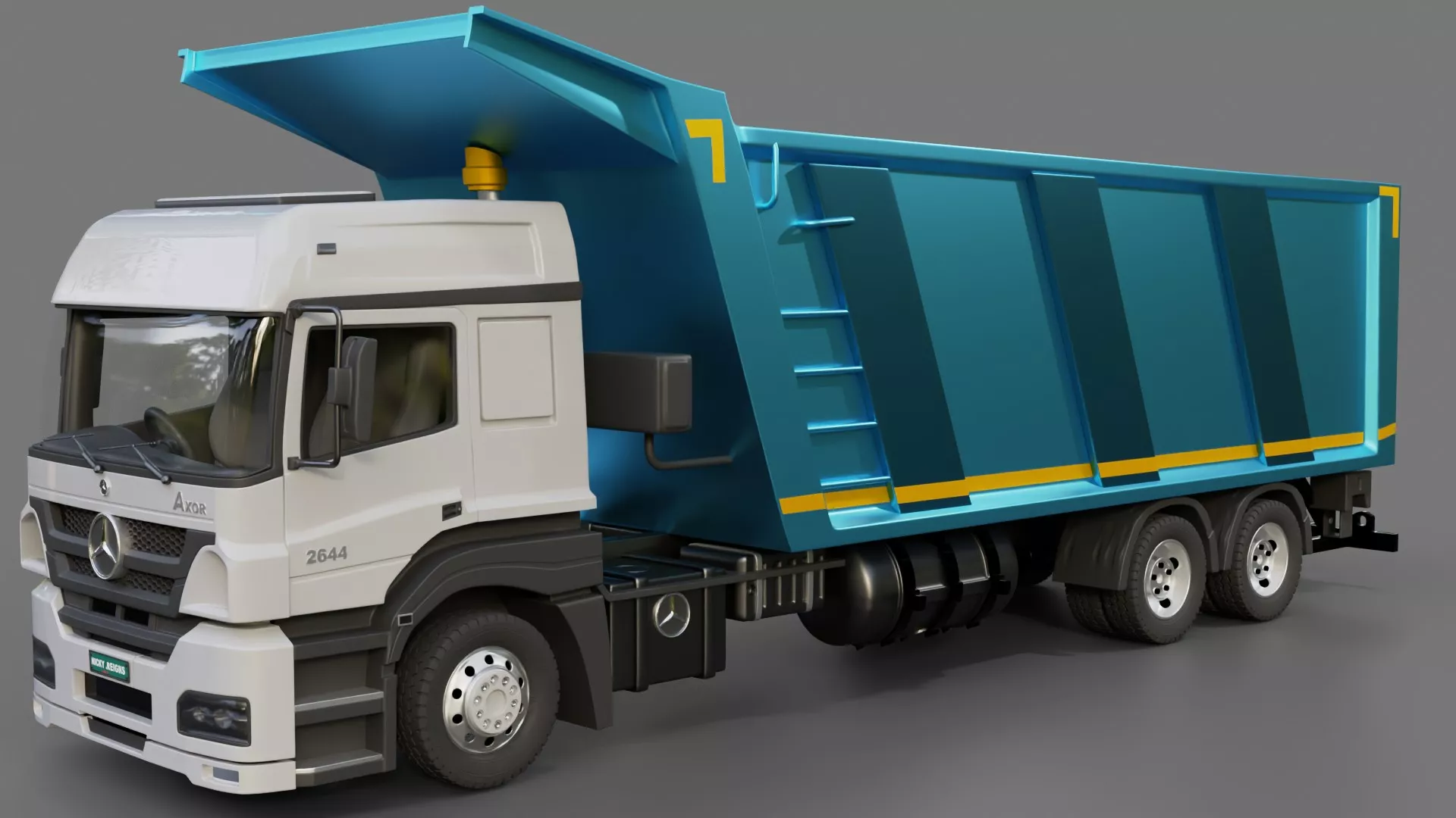 Mercedes-Benz Axor Tipper Truck 2016 3D model