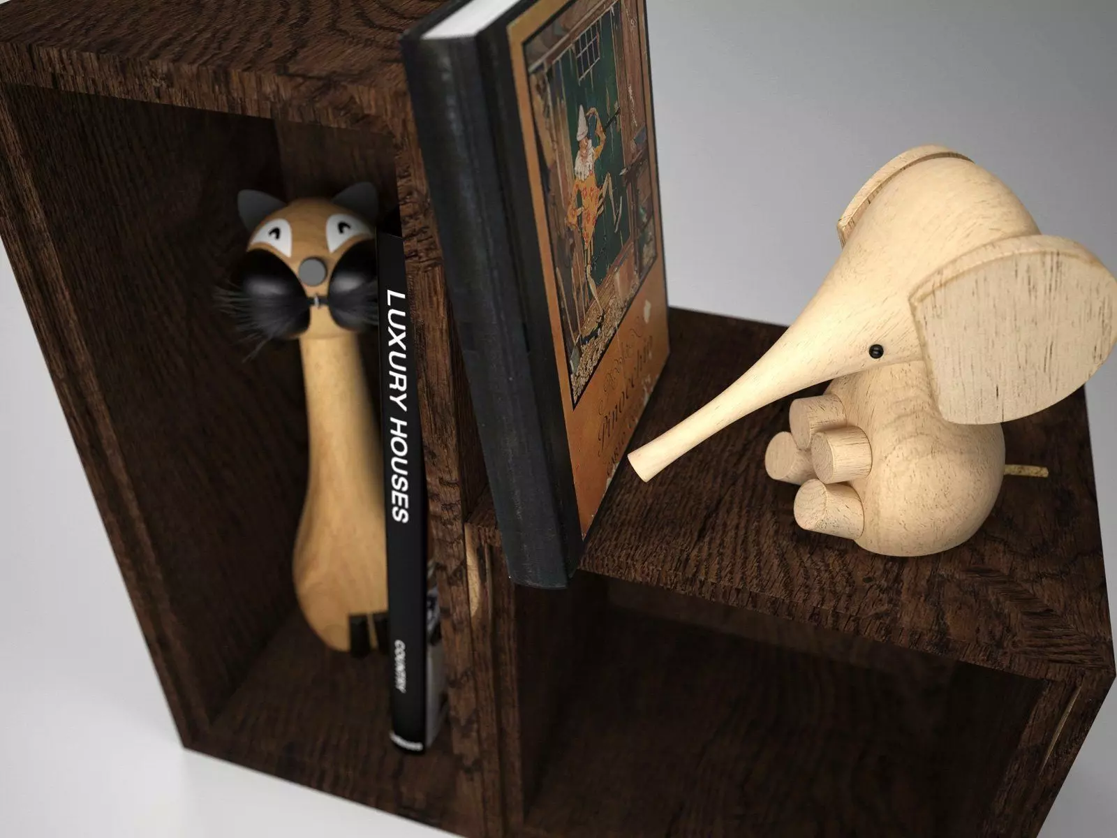 Cat and Baby Elephant 3D model_6