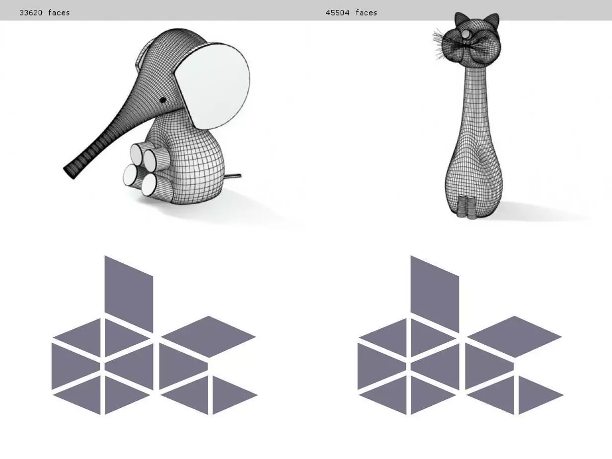 Cat and Baby Elephant 3D model_8