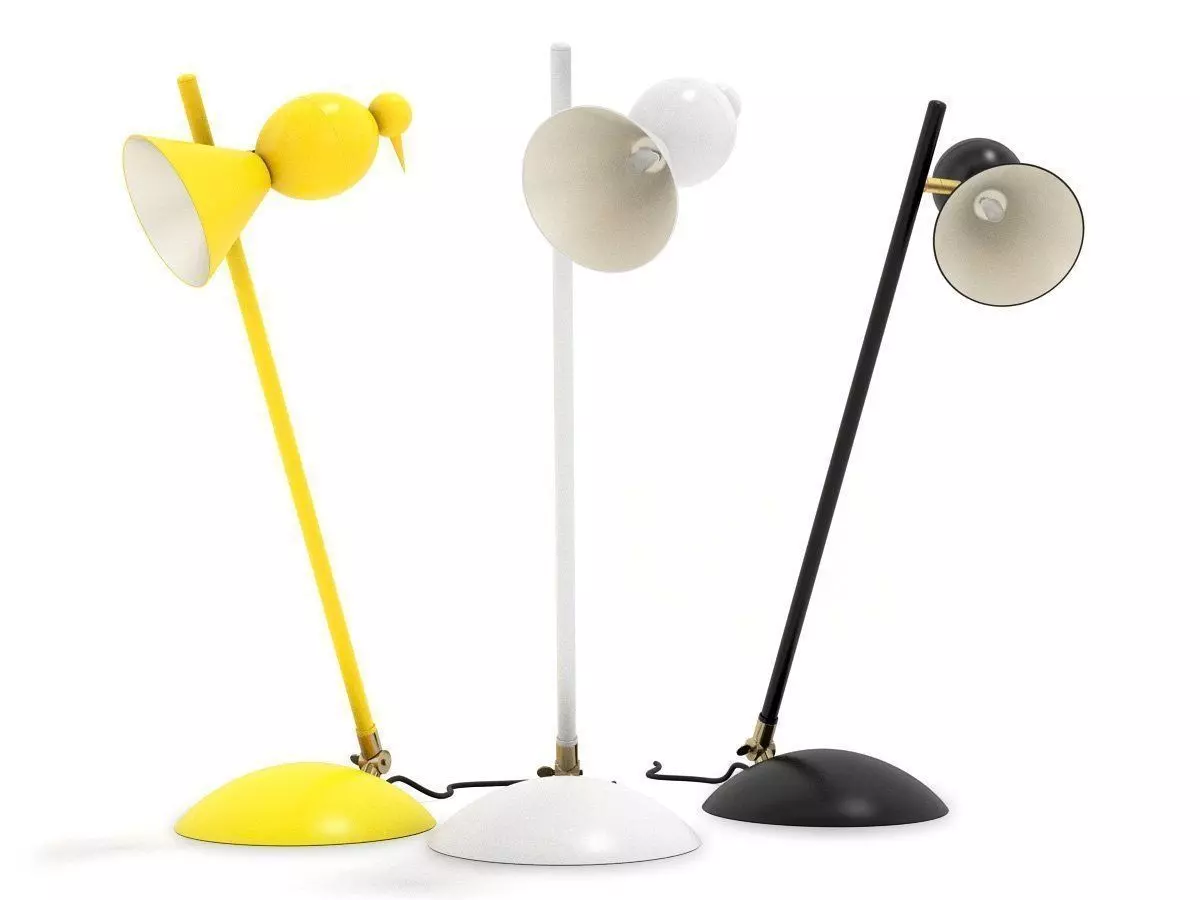 Alouette Slanted Desk 3D model_4