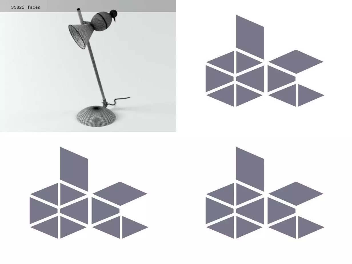 Alouette Slanted Desk 3D model_6