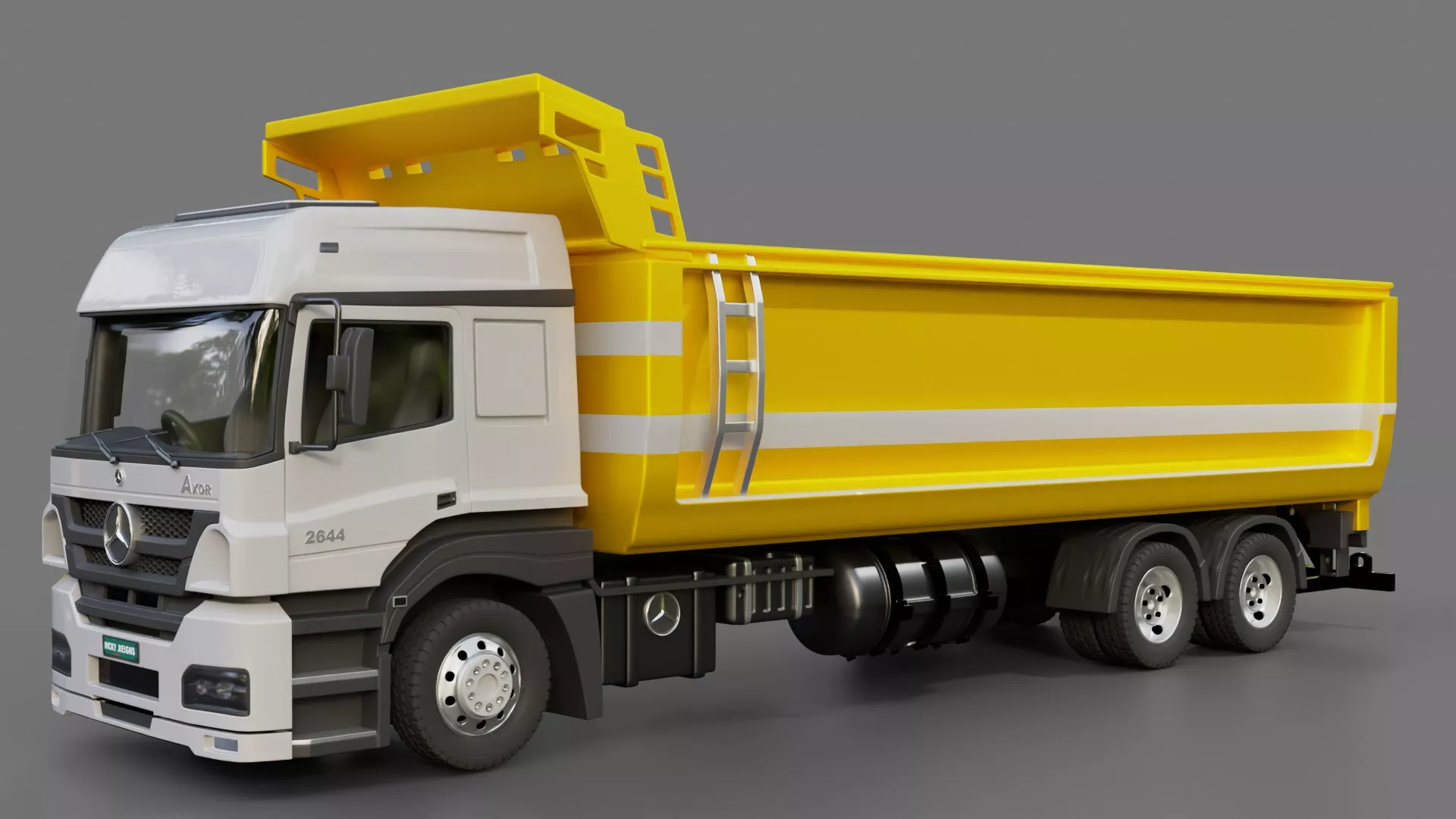 Mercedes-Benz Axor Dump Truck 2016 3D model