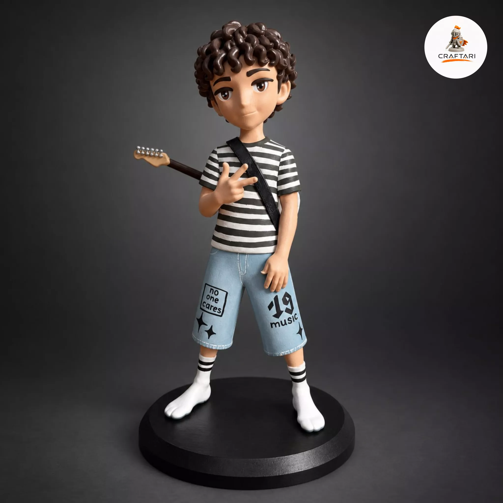 Chill Guitarist 3D print model