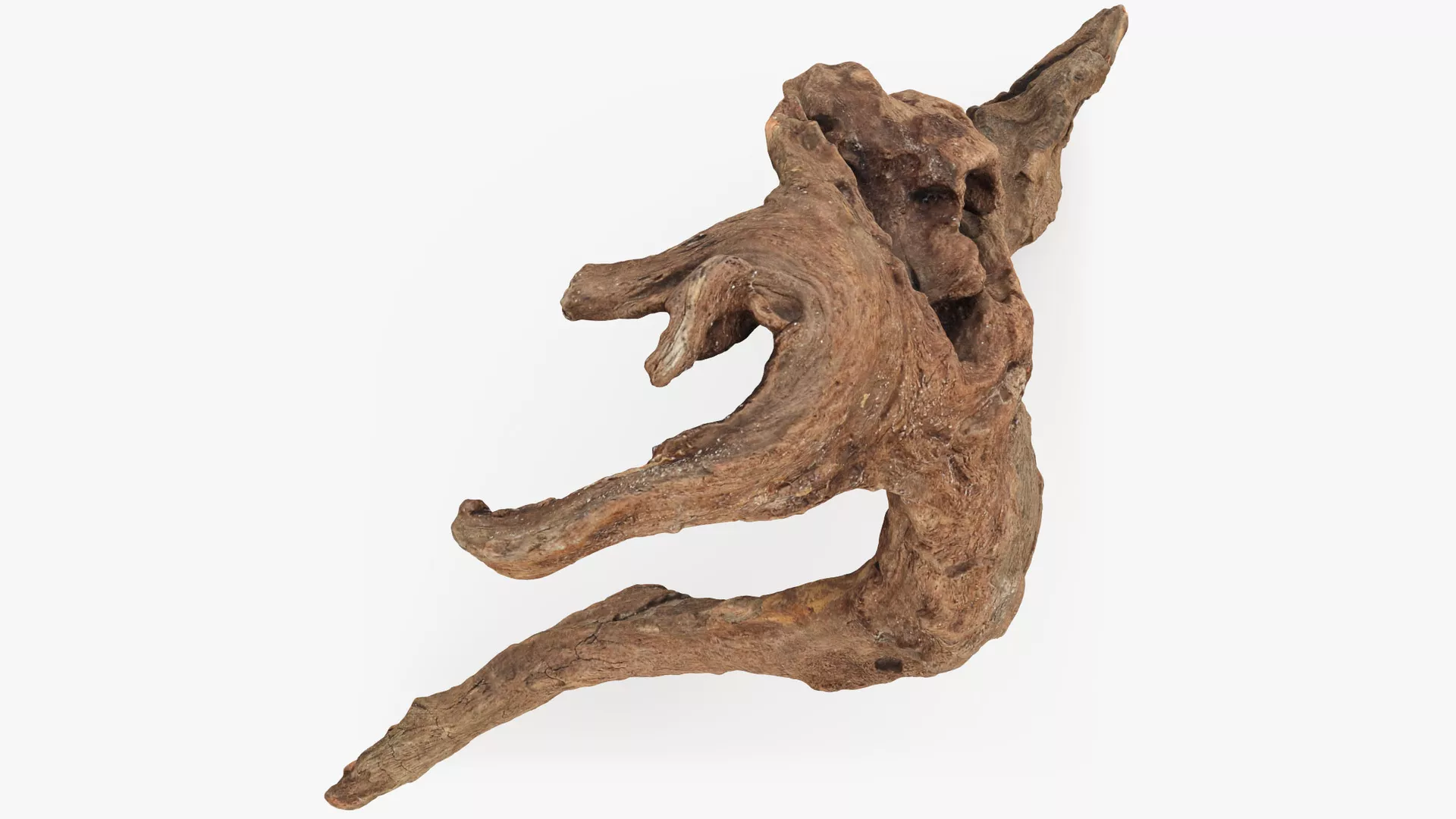 Driftwood Piece 01 Low-poly 3D model