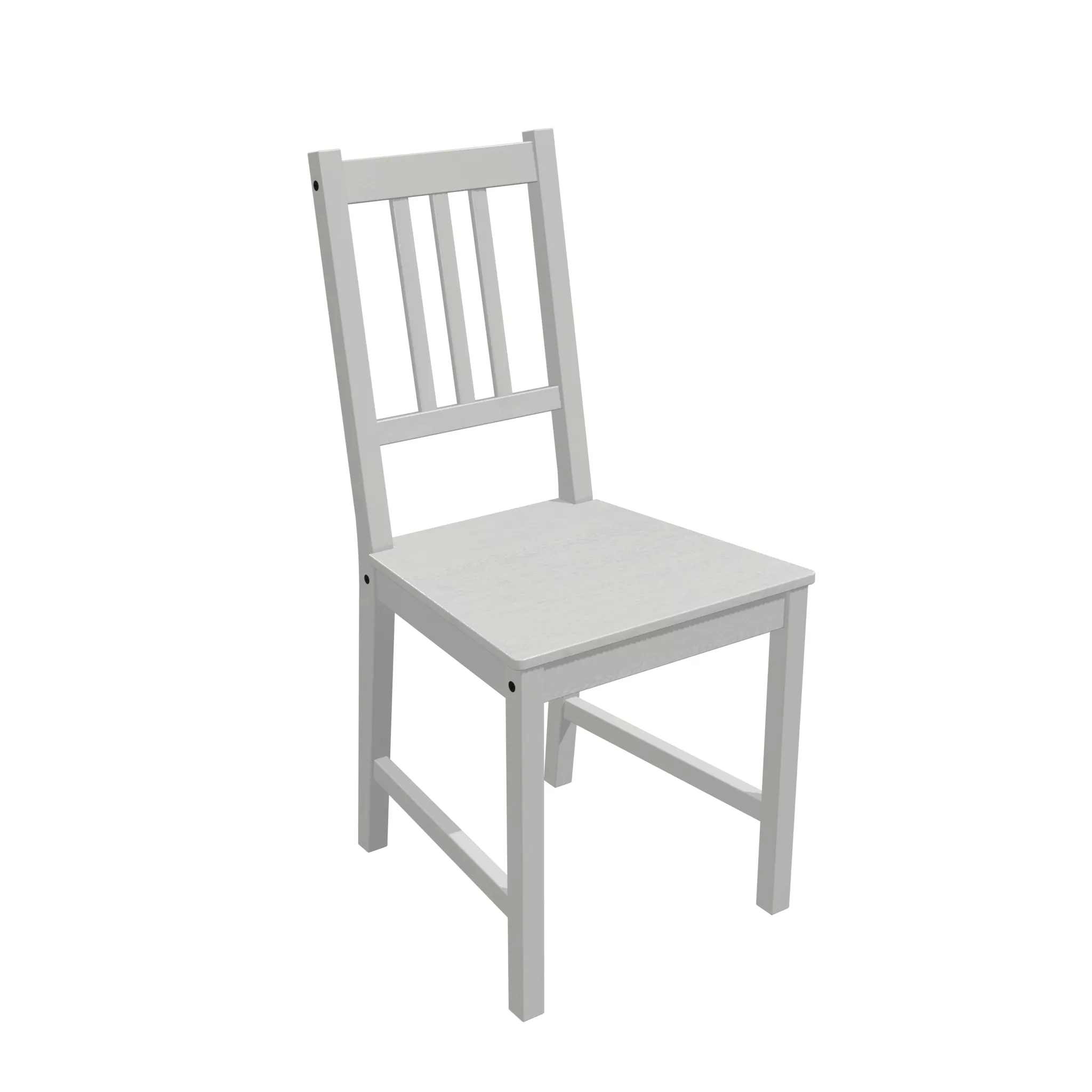 IKEA STEFAN Chair White Low-poly 3D model