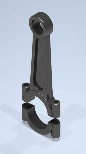 Engine Connecting Rod - 3D Printable Mechanical Component 3D print model