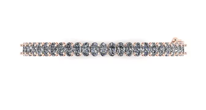 Oval  bangle Bracelet