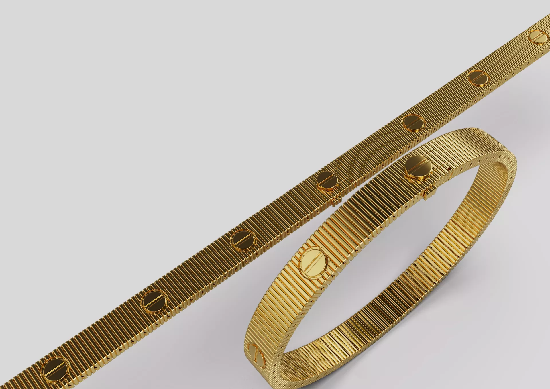 bracelet unlimited LOVE De cartier N14 SIZE 188MM 3D print model